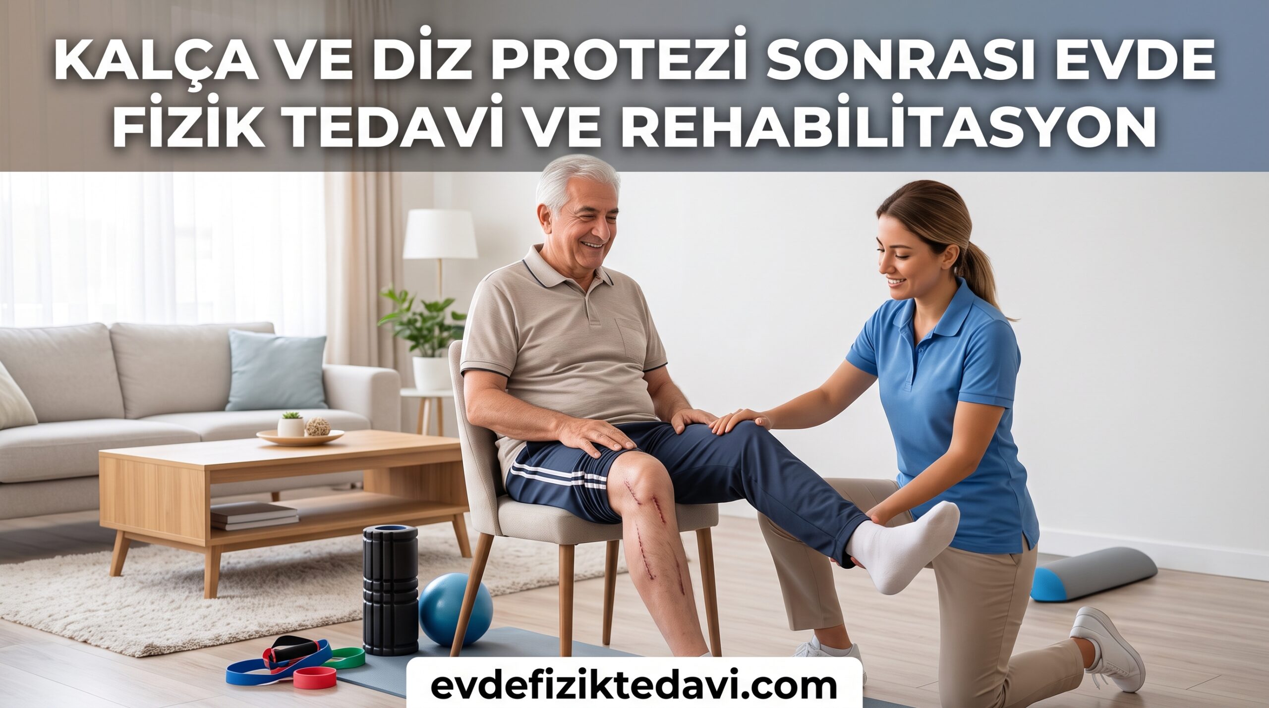 Kalça ve Diz Protezi Ameliyatı Sonrası Evde Fizik Tedavi ve Rehabilitasyon Rehberi
